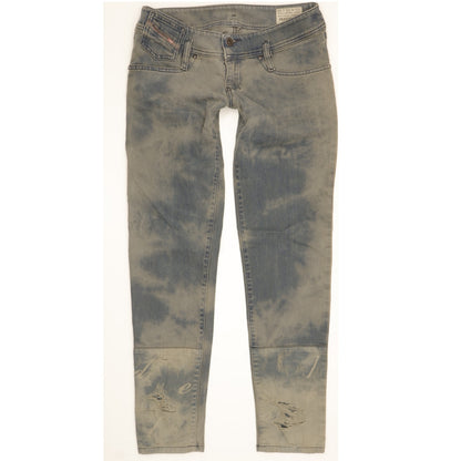 Diesel Matic Ankle Men Blue Tapered Slim Stretch Jeans W28 L34