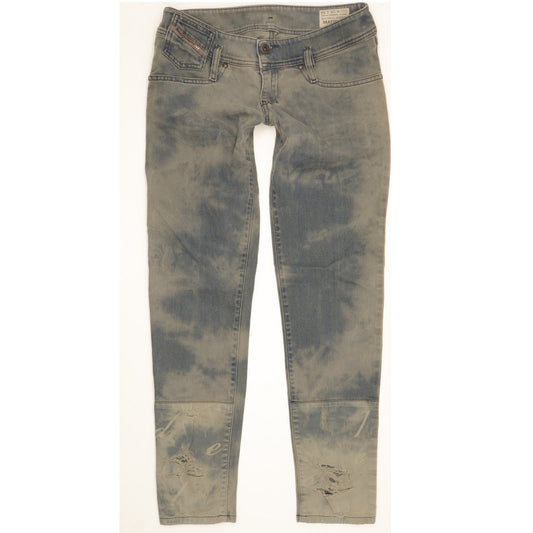 Diesel Matic Ankle Men Blue Tapered Slim Stretch Jeans W28 L34