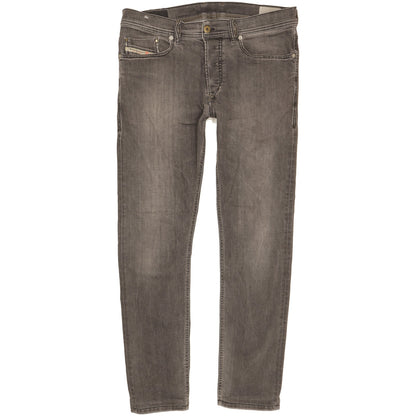 Diesel Tepphar Men Grey Tapered Slim Stretch Jeans W32 L30