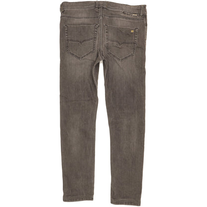 Diesel Tepphar Men Grey Tapered Slim Stretch Jeans W32 L30