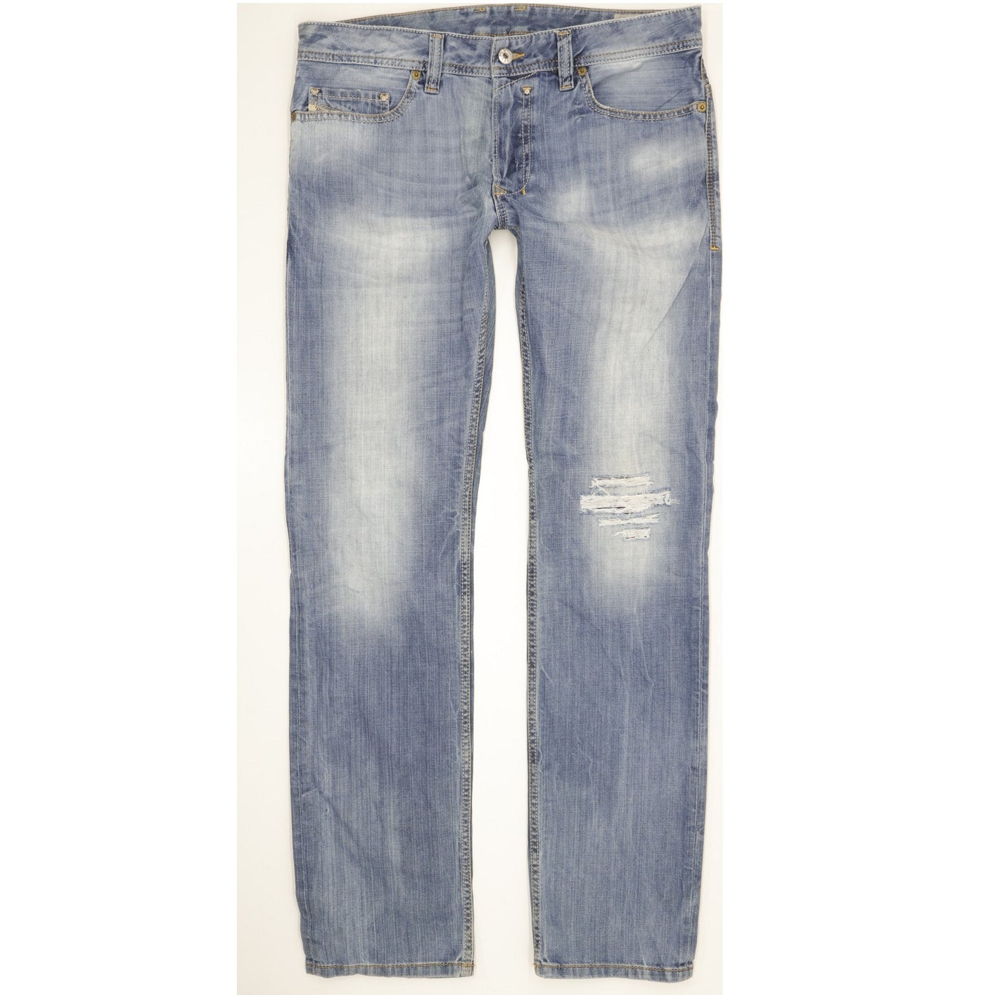 Diesel Safado Men Blue Straight Slim Jeans W33 L34