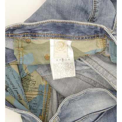 Diesel Safado Men Blue Straight Slim Jeans W33 L34