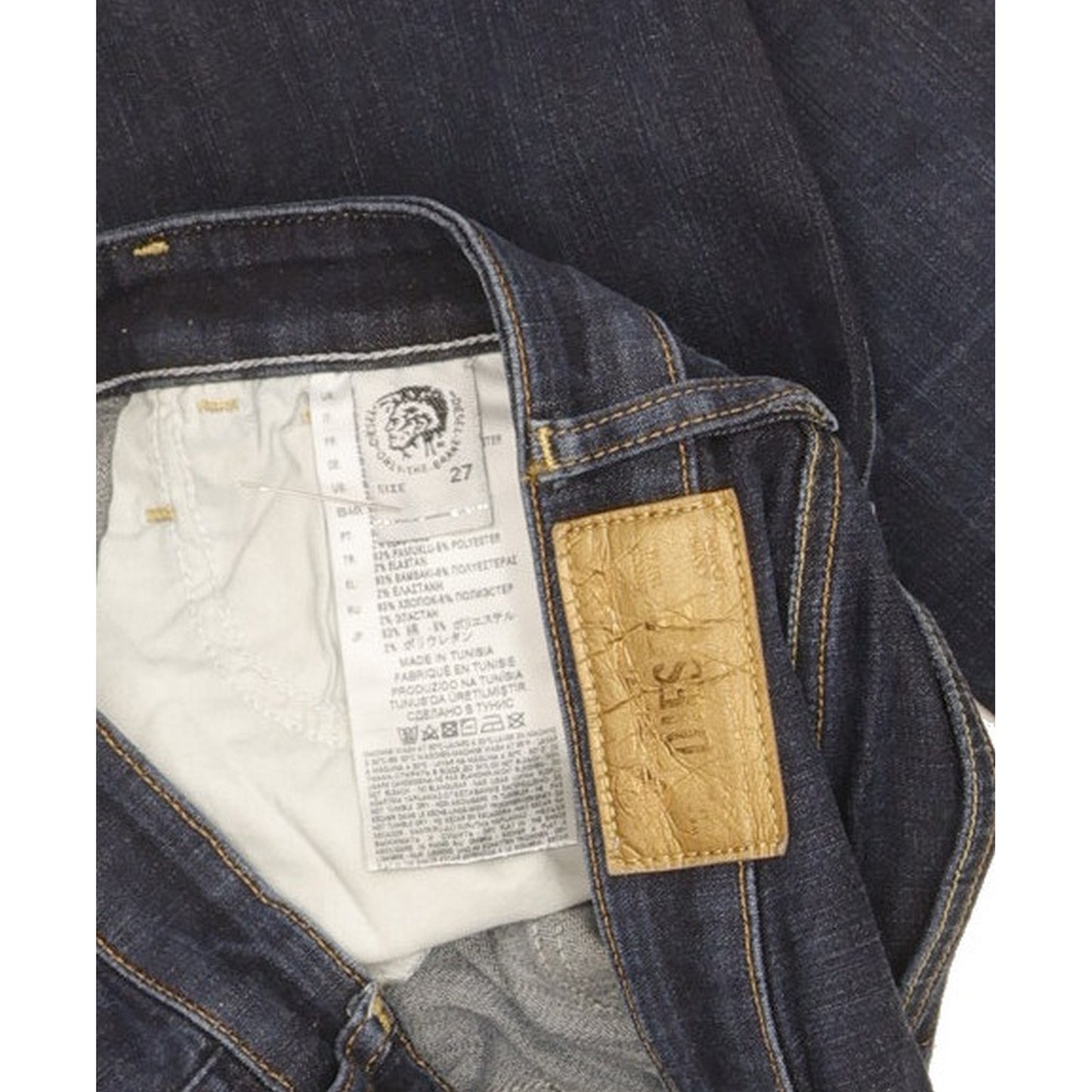 Diesel Skinzee Women Blue Skinny Slim Stretch Jeans W27 L30