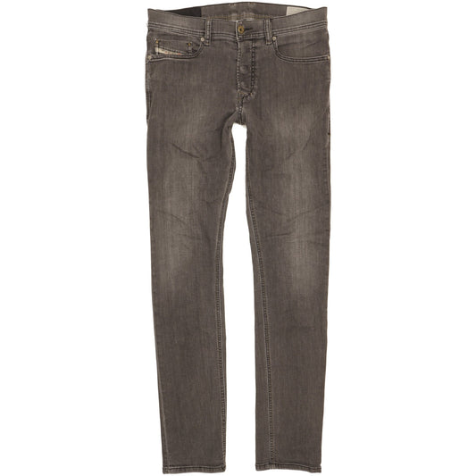 Diesel Tepphar Men Grey Tapered Slim Stretch Jeans W29 L32