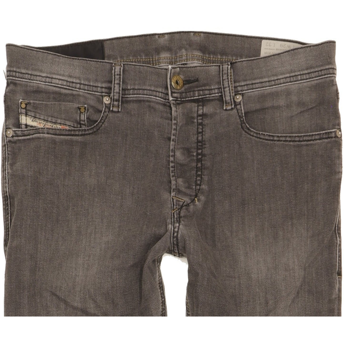 Diesel Tepphar Men Grey Tapered Slim Stretch Jeans W29 L32