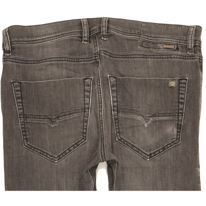 Diesel Tepphar Men Grey Tapered Slim Stretch Jeans W29 L32