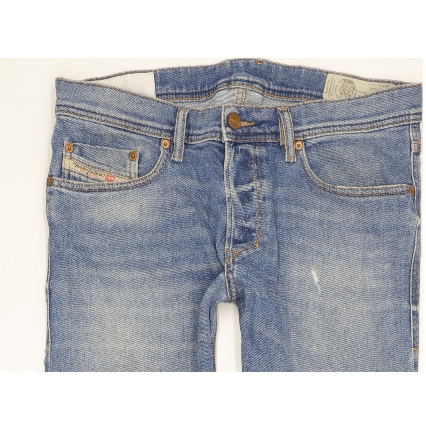 Diesel Tepphar Men Blue Tapered Slim Stretch Jeans W31 L32