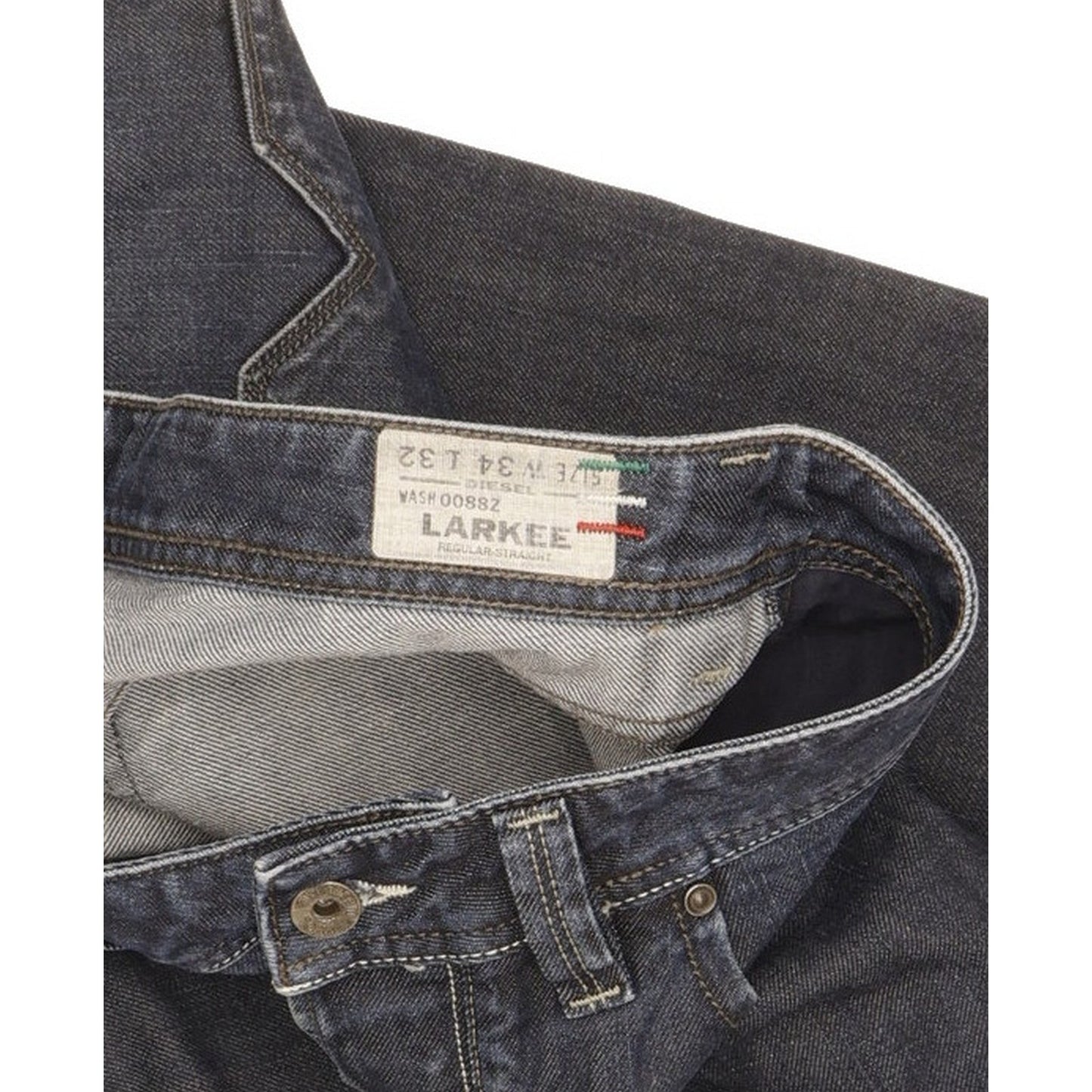 Diesel Larkee Men Blue Straight Regular Jeans W34 L32