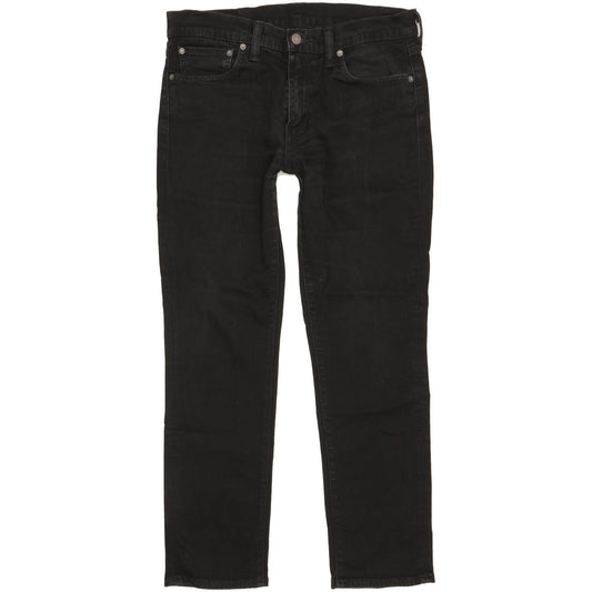 Levi's 511 Men Black Straight Slim Stretch Jeans W33 L29