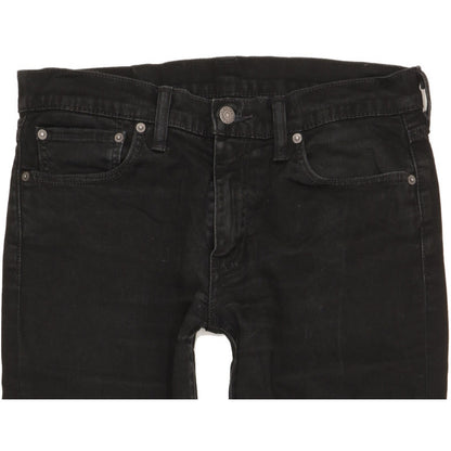 Levi's 511 Men Black Straight Slim Stretch Jeans W33 L29