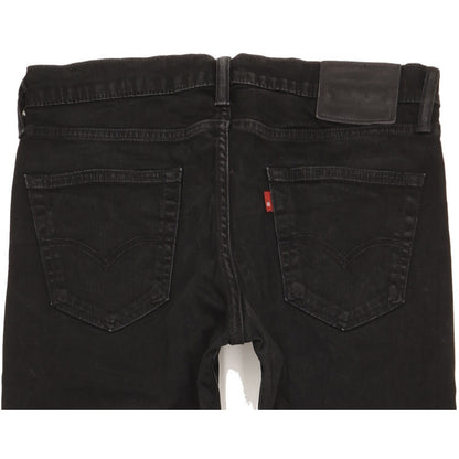 Levi's 511 Men Black Straight Slim Stretch Jeans W33 L29