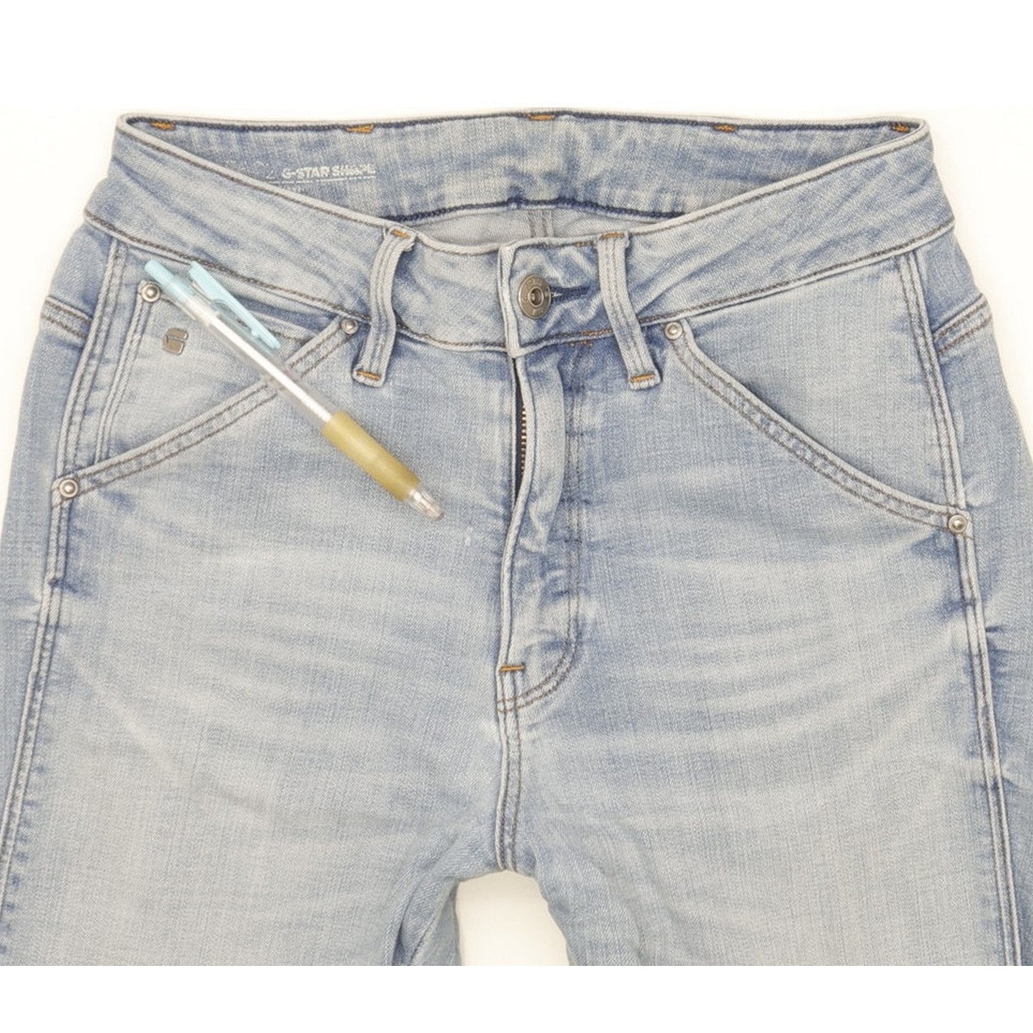 G-Star 5622 Women Blue Skinny Slim Stretch Jeans W26 L29