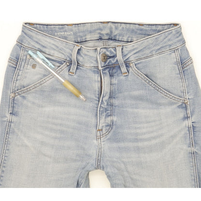 G-Star 5622 Women Blue Skinny Slim Stretch Jeans W26 L29
