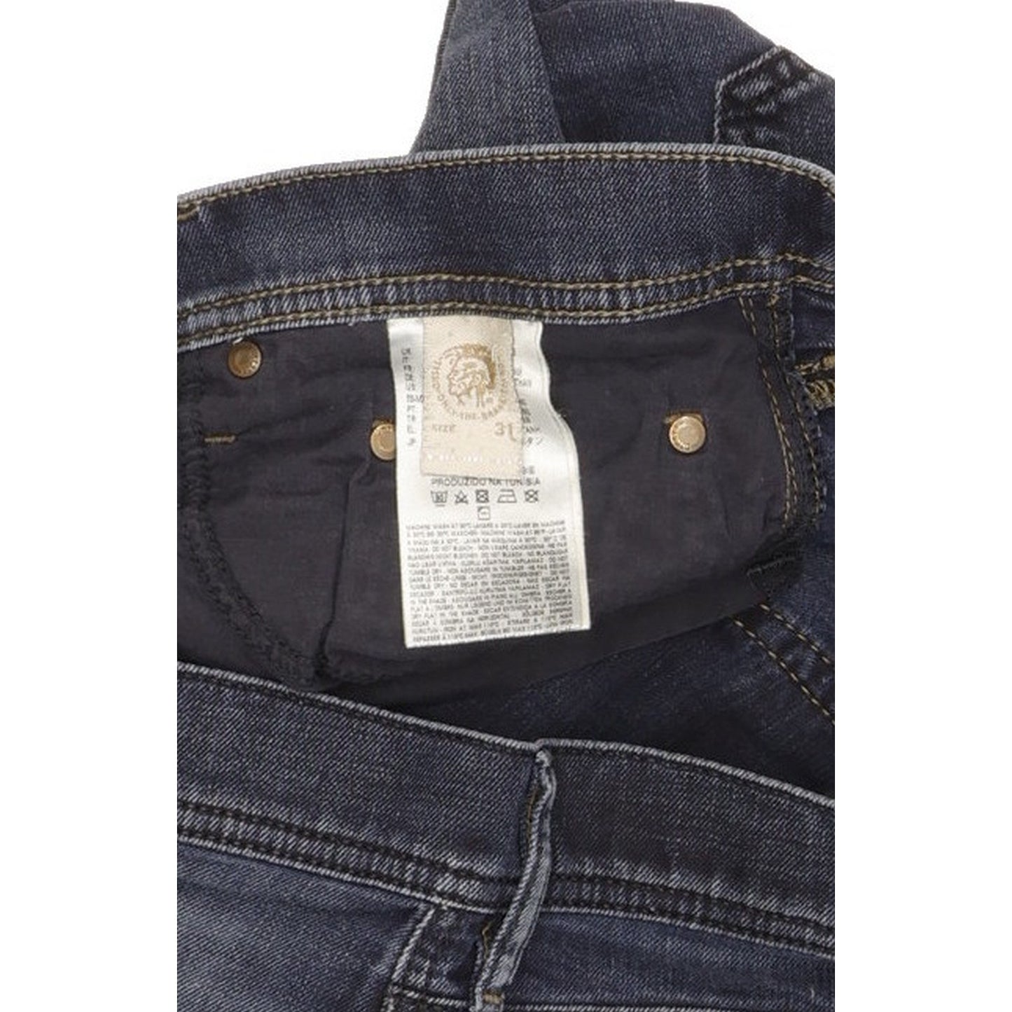 Diesel Tepphar Men Blue Tapered Slim Stretch Jeans W31 L34