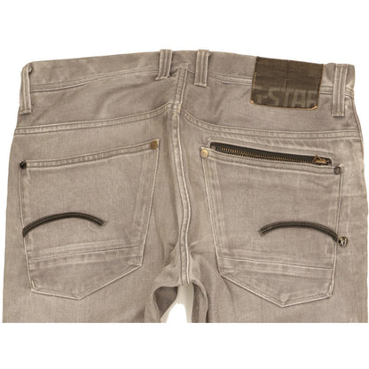 G-Star Attacc Men Grey Straight Regular Jeans W33 L32