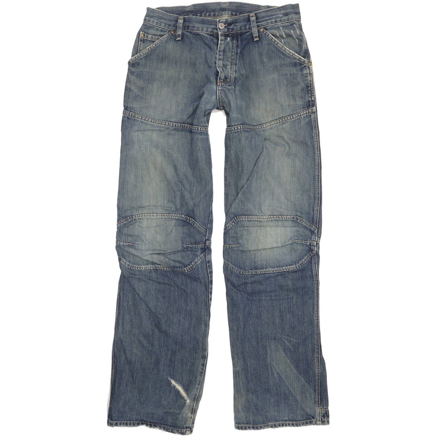 G-Star Elwood Men Blue Straight Regular Jeans W34 L35