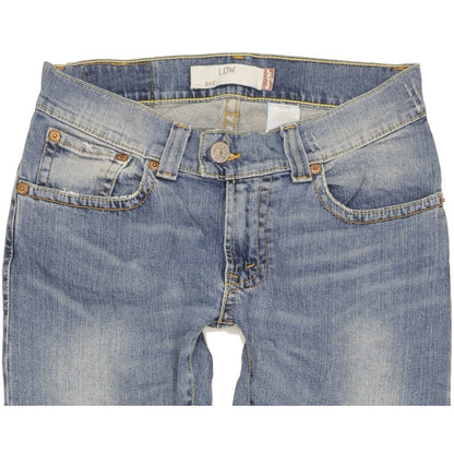Levi's 542 Women Blue Straight Slim Stretch Jeans W28 L28
