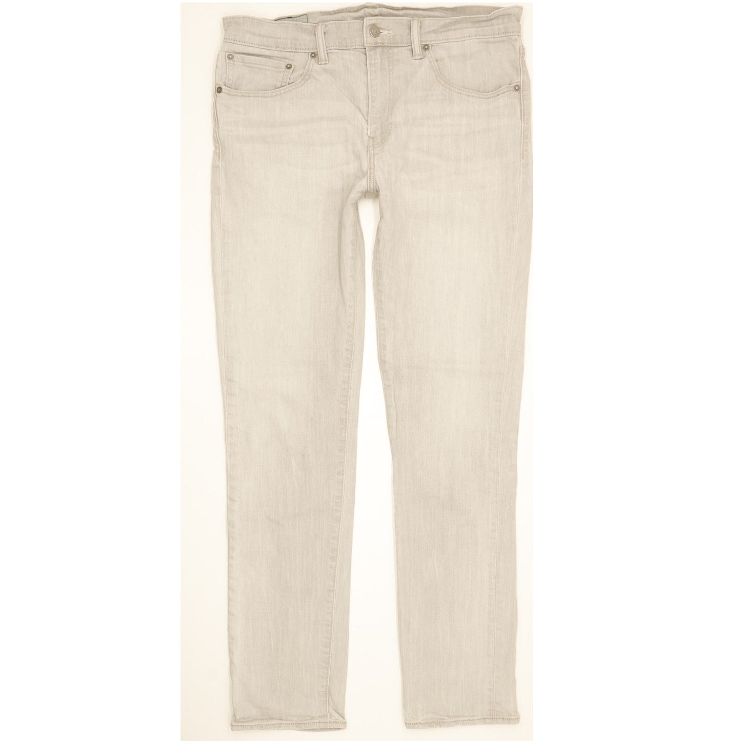 Levi's Men Grey Straight Slim Stretch Jeans W32 L31