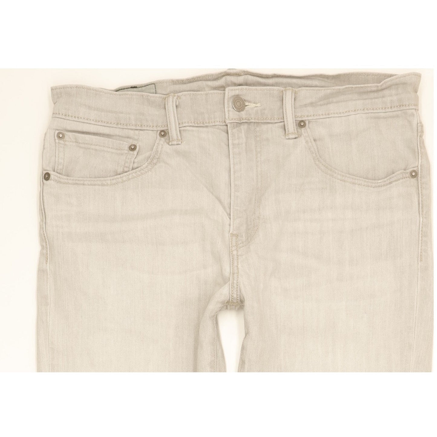 Levi's Men Grey Straight Slim Stretch Jeans W32 L31