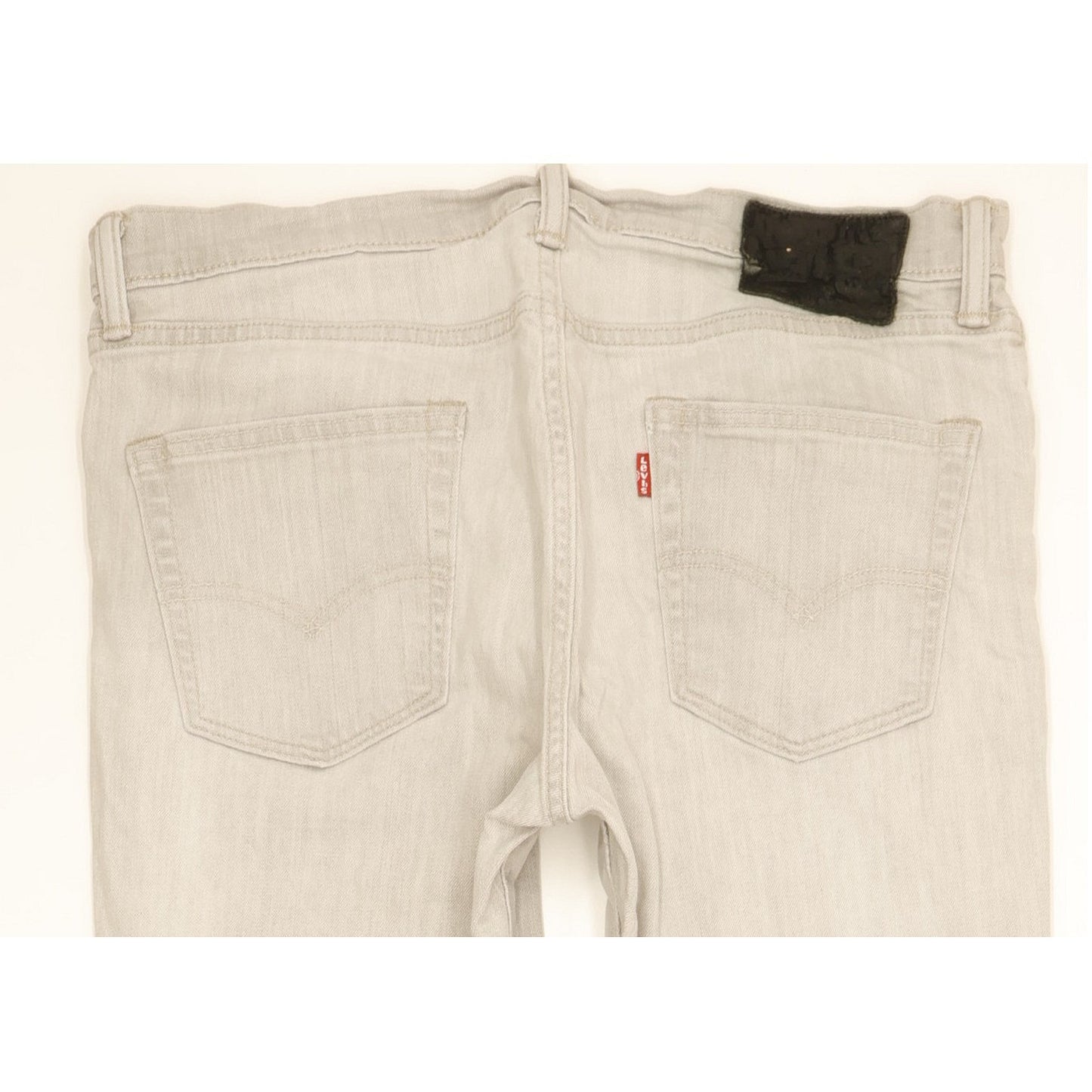 Levi's Men Grey Straight Slim Stretch Jeans W32 L31