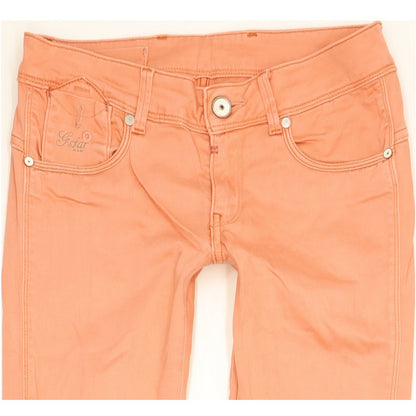 G-Star Women Pink Skinny Slim Stretch Jeans W24 L32