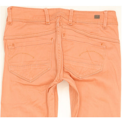G-Star Women Pink Skinny Slim Stretch Jeans W24 L32
