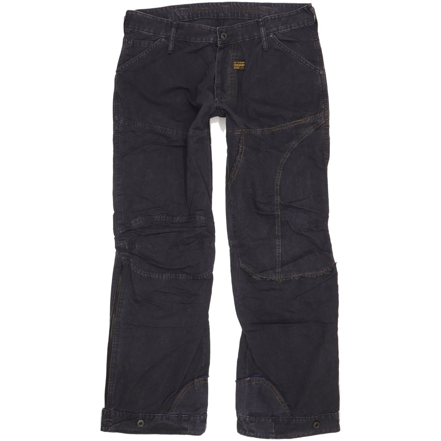 G-Star S.C. Concept Elwood Men Black Straight Regular Jeans W36 L32