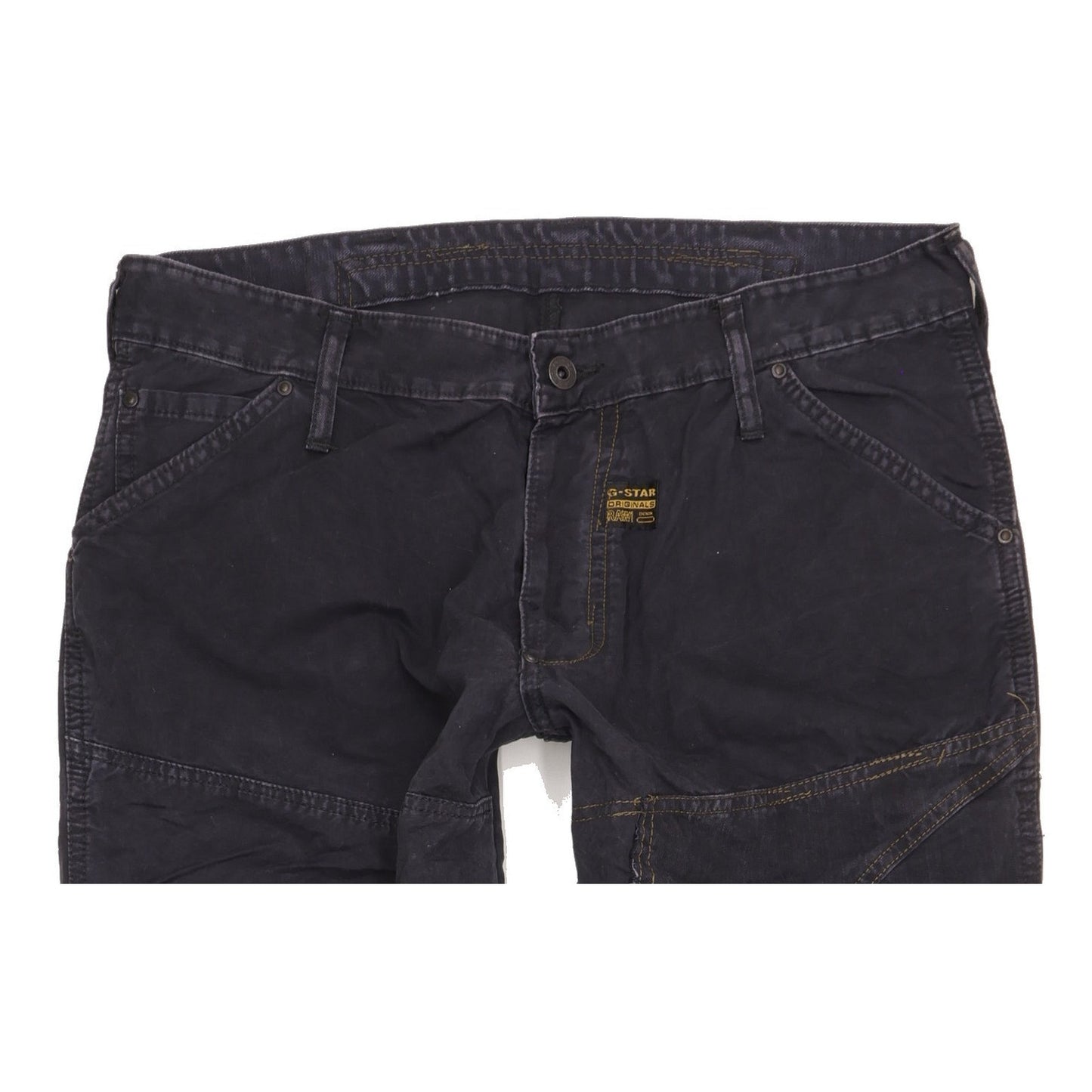 G-Star S.C. Concept Elwood Men Black Straight Regular Jeans W36 L32