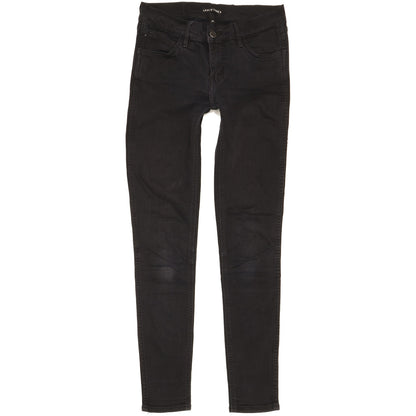 Levi's Line 8 Women Black Skinny Slim Stretch Jeans W26 L28