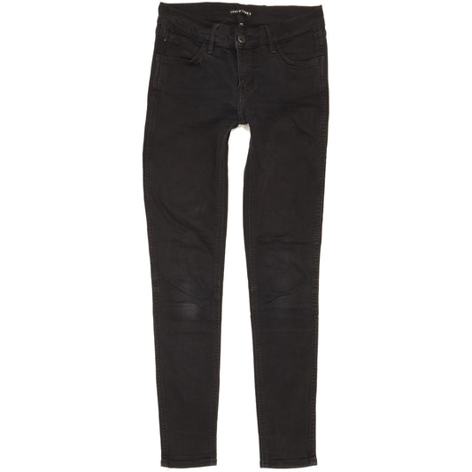 Levi's Line 8 Women Black Skinny Slim Stretch Jeans W26 L28