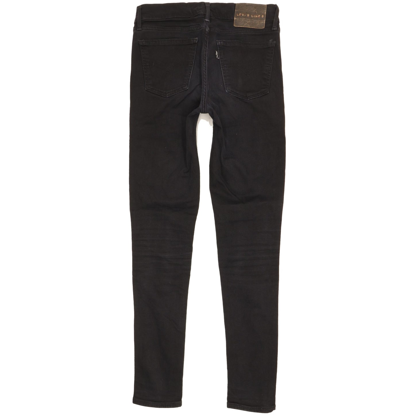 Levi's Line 8 Women Black Skinny Slim Stretch Jeans W26 L28