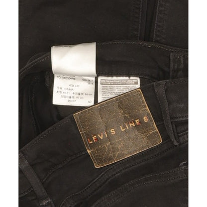 Levi's Line 8 Women Black Skinny Slim Stretch Jeans W26 L28