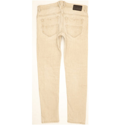 Diesel Thommer Men Beige Skinny Slim Stretch Jeans W34 L31