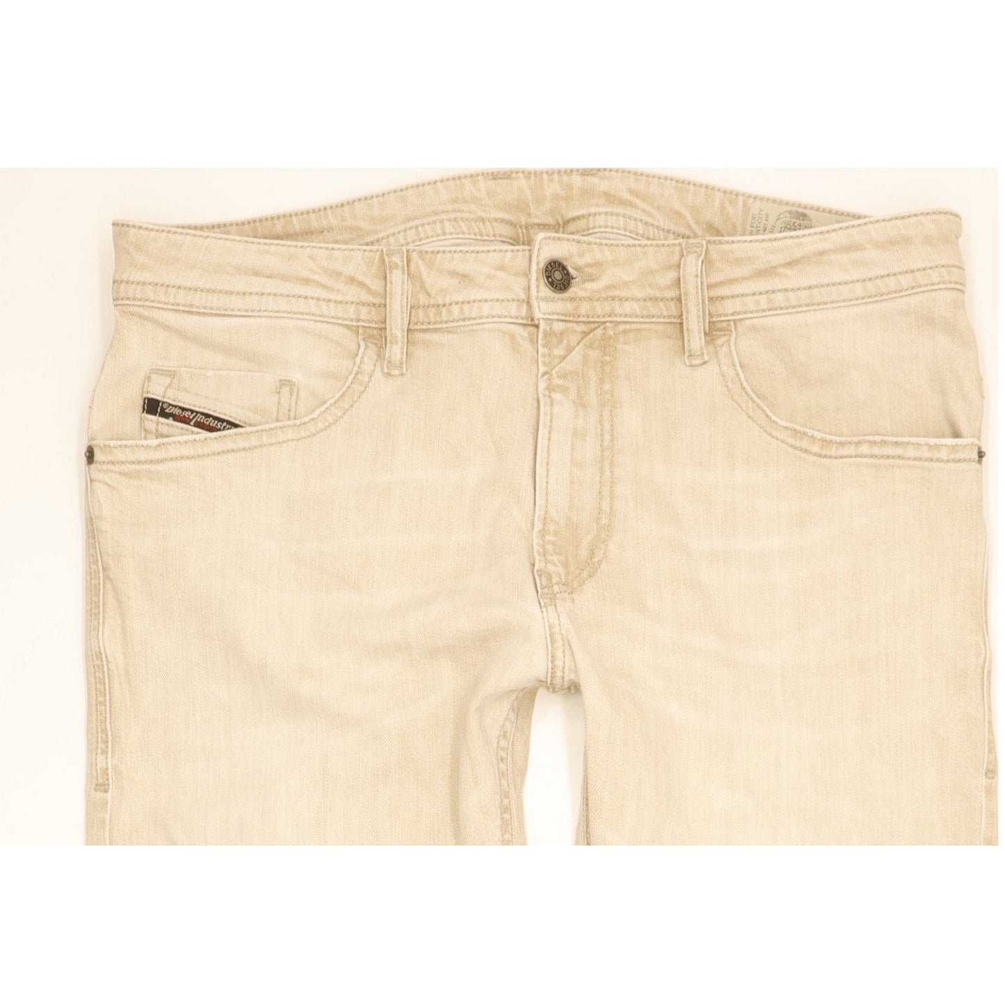 Diesel Thommer Men Beige Skinny Slim Stretch Jeans W34 L31