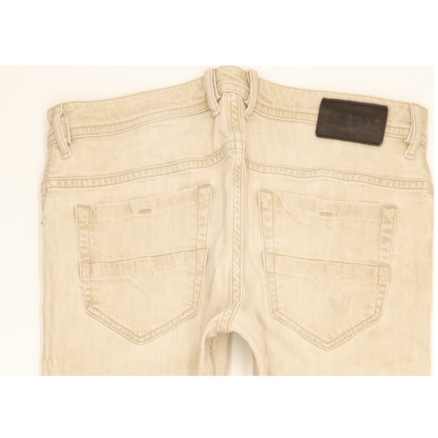 Diesel Thommer Men Beige Skinny Slim Stretch Jeans W34 L31