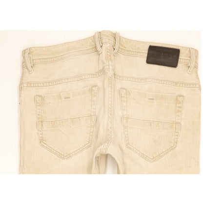 Diesel Thommer Men Beige Skinny Slim Stretch Jeans W34 L31