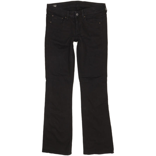 G-Star 3301 Women Black Bootcut Slim Stretch Jeans W30 L32