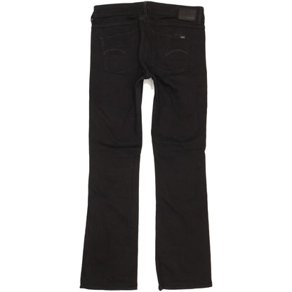 G-Star 3301 Women Black Bootcut Slim Stretch Jeans W30 L32