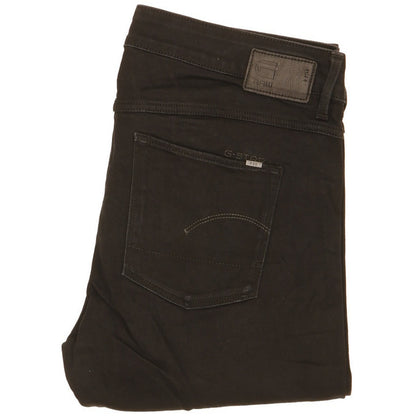 G-Star 3301 Women Black Bootcut Slim Stretch Jeans W30 L32