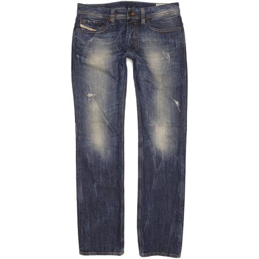 Diesel Safado Men Blue Straight Slim Jeans W32 L34