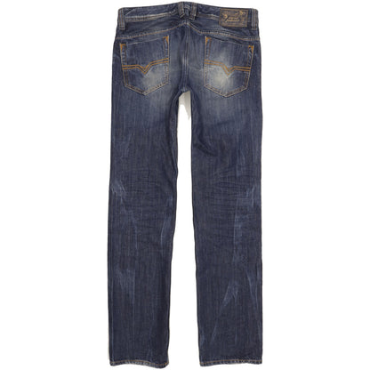 Diesel Safado Men Blue Straight Slim Jeans W32 L34