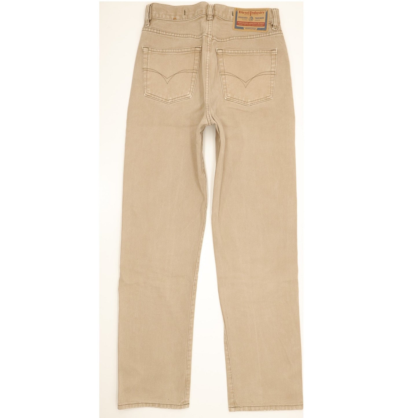 Diesel Men Beige Straight Regular Jeans W29 L31