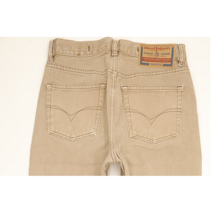 Diesel Men Beige Straight Regular Jeans W29 L31