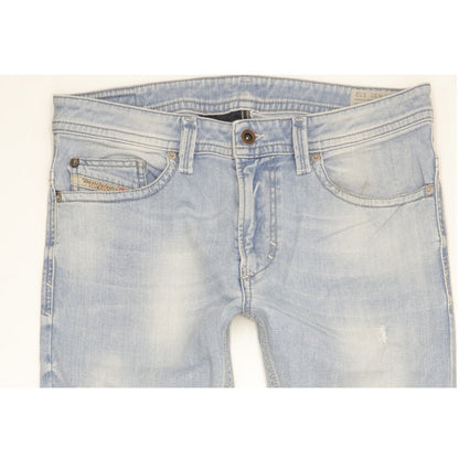 Diesel Thavar Men Blue Skinny Slim Stretch Jeans W32 L32