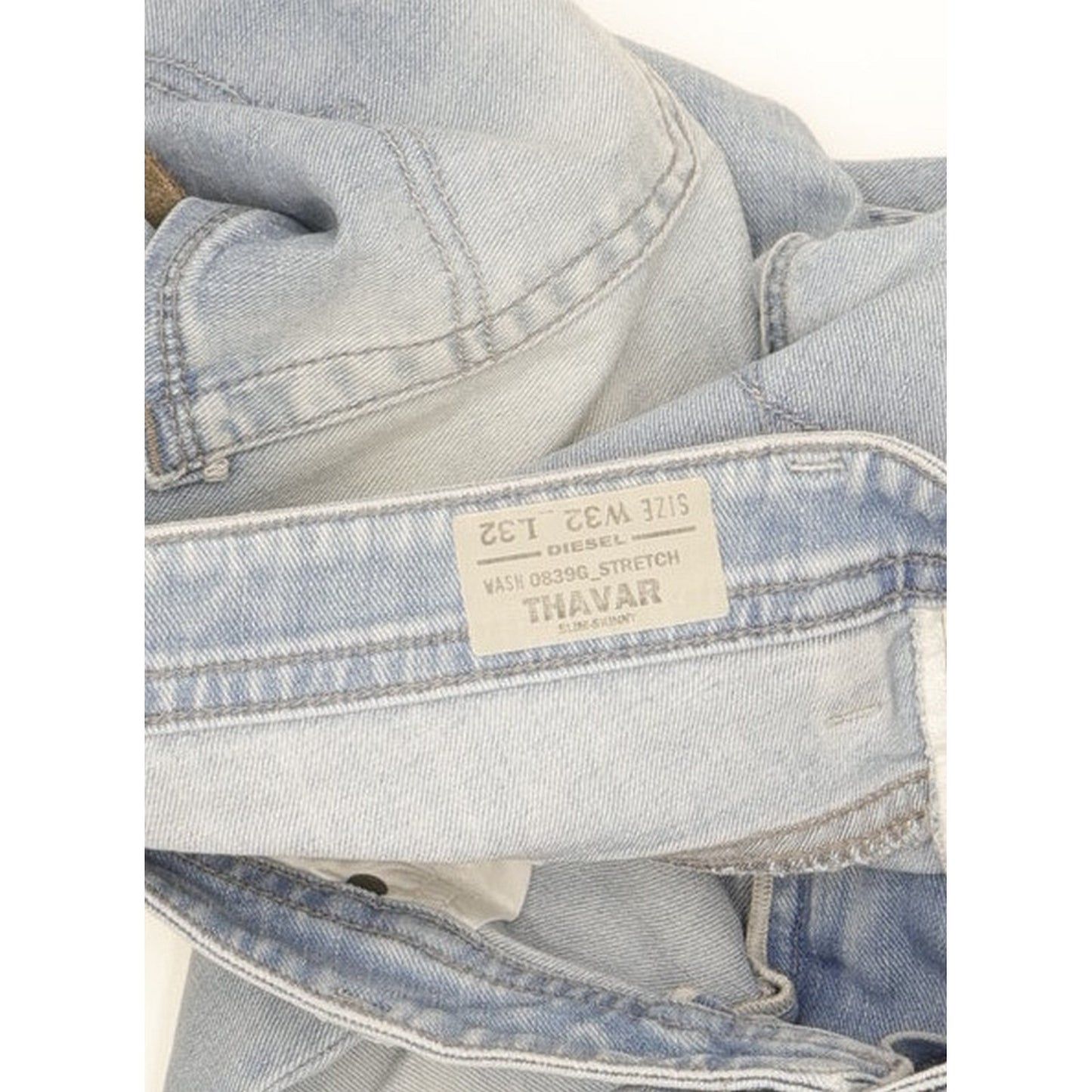 Diesel Thavar Men Blue Skinny Slim Stretch Jeans W32 L32