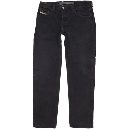 Diesel Men Black Straight Regular Jeans W36 L34