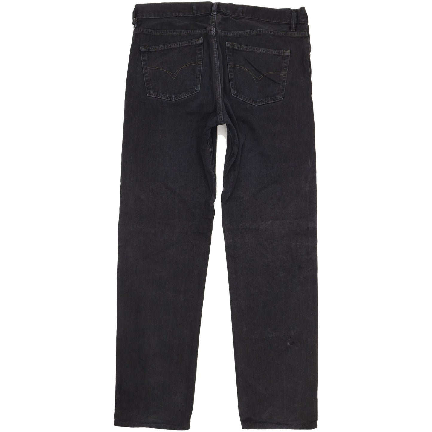 Diesel Men Black Straight Regular Jeans W36 L34