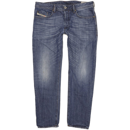 Diesel Buster Men Blue Tapered Slim Jeans W36 L30