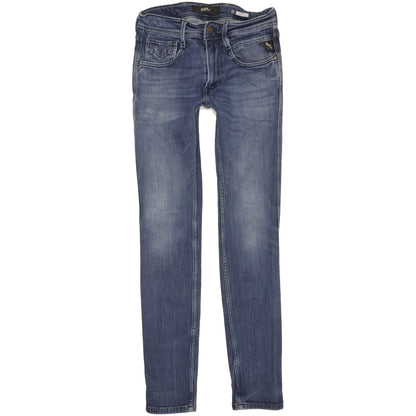 Replay Anbass Men Blue Skinny Slim Stretch Jeans W29 L31