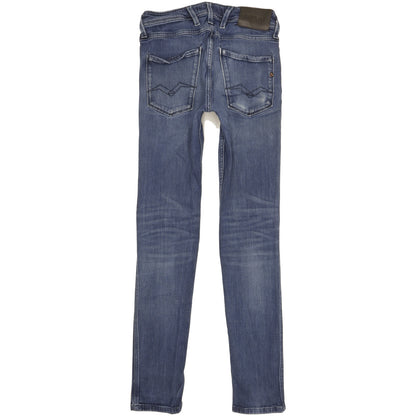 Replay Anbass Men Blue Skinny Slim Stretch Jeans W29 L31